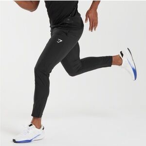 NWT Gymshark Arrival Woven Joggers, Black, Size S